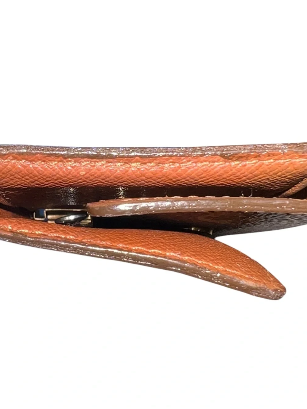 Louis Vuitton Brown Monogram Canvas Key & Card Holder with Gold Snap